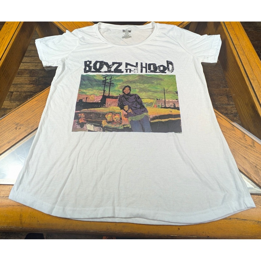 Boyz N The Hood Movie Promotional T-Shirt White Size S, small